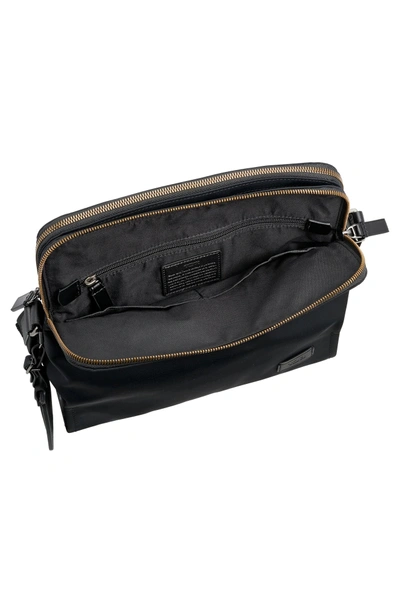 Shop Tumi Harrison Stratton Messenger Bag - Black In Black Nylon