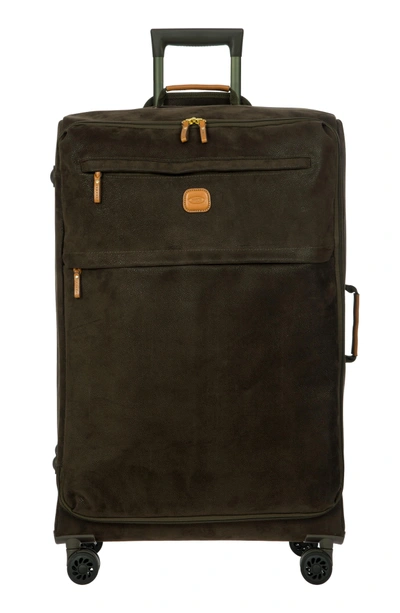 Shop Bric's Life Collection 30-inch Wheeled Suitcase - Green In Olive