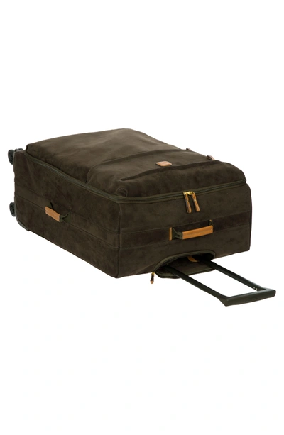 Shop Bric's Life Collection 30-inch Wheeled Suitcase - Green In Olive