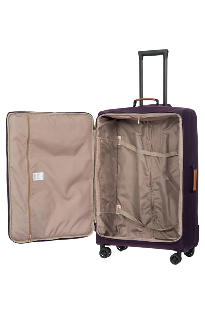 Shop Bric's X-bag 30-inch Spinner Suitcase In Violet