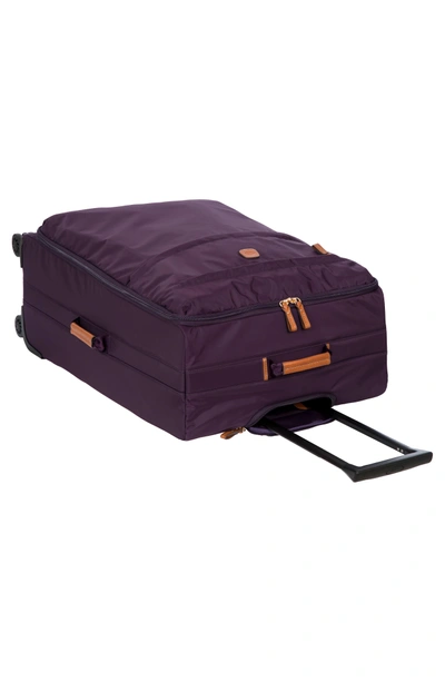 Shop Bric's X-bag 30-inch Spinner Suitcase In Violet