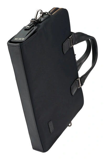 Shop Tumi Harrison Seneca Slim Briefcase In Black Nylon