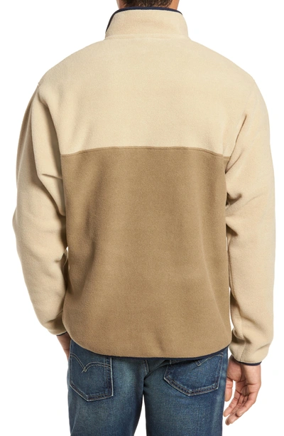 Shop Patagonia Synchilla Snap-t Fleece Pullover In Ash Tan