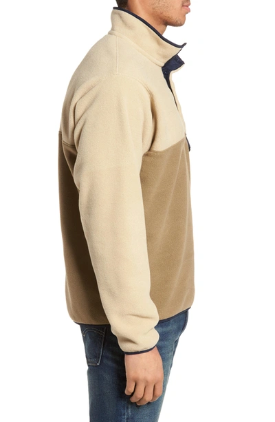 Shop Patagonia Synchilla Snap-t Fleece Pullover In Ash Tan