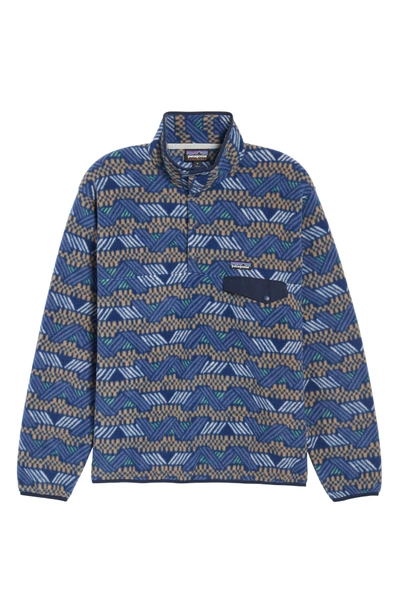 Shop Patagonia Synchilla Snap-t Fleece Pullover In Classic Navy