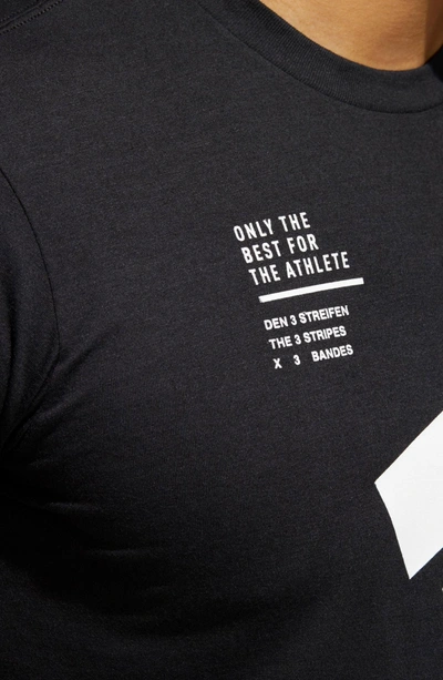 Shop Adidas Originals Jersey Hack Crewneck T-shirt In Black / White