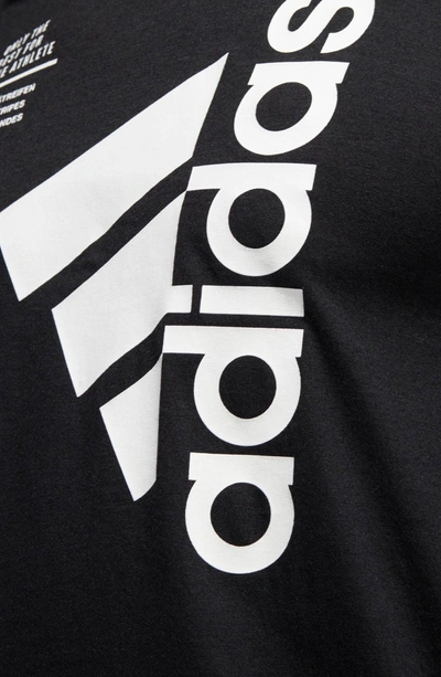 Shop Adidas Originals Jersey Hack Crewneck T-shirt In Black / White