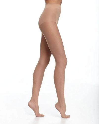 Shop Wolford Pure 10 Semisheer Tights In Fairly Light