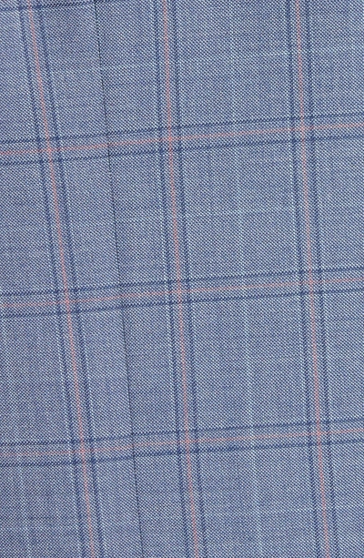Shop Canali Classic Fit Plaid Wool Sport Coat In Blue
