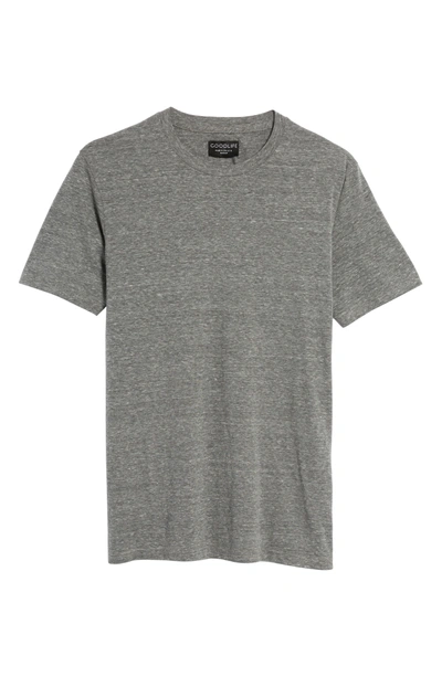 Shop Goodlife Classic Supima Cotton Blend Crewneck T-shirt In Heather Grey