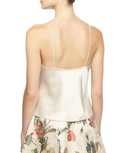 Shop Alice And Olivia Harmon Drapey Slip Tank, Champagne