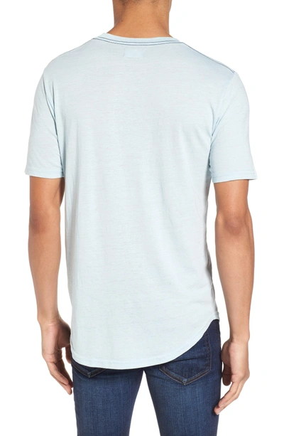 Shop Goodlife Scallop Triblend Crewneck T-shirt In Dream Blue