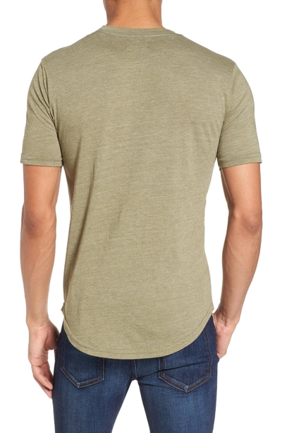 Shop Goodlife Crewneck T-shirt In Light Olive