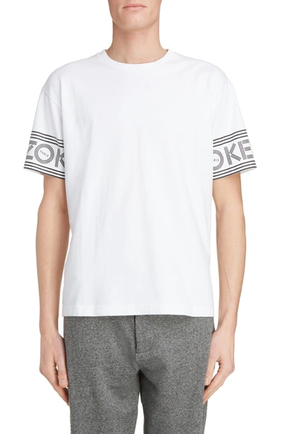 Shop Kenzo Graphic T-shirt In White