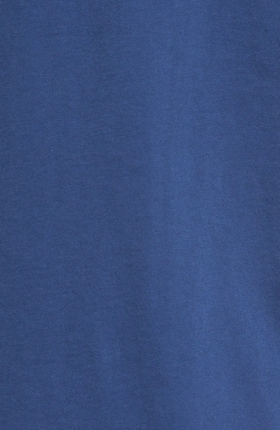 Shop James Perse Crewneck Jersey T-shirt In Air Force Blue