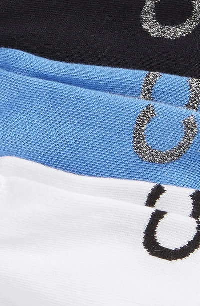 Shop Calvin Klein 3-pack No-show Socks In Ultramarine/ Navy/ White