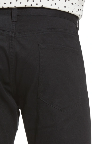 Shop Vince Soho Slim Fit Five-pocket Pants In Black