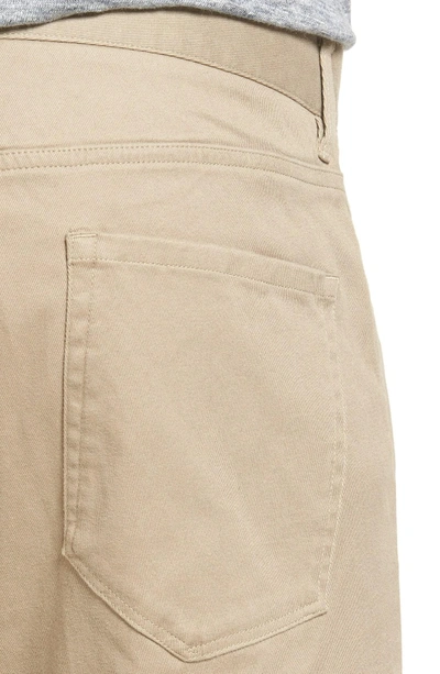 Shop Vince Soho Slim Fit Five-pocket Pants In Khaki