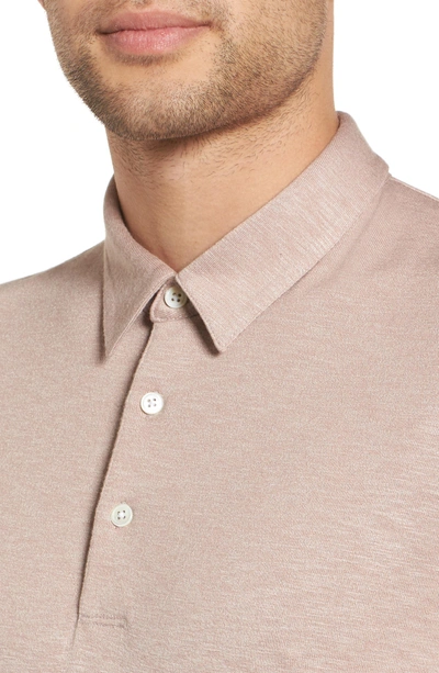Shop Theory Bron Slim Fit Polo In Lotus