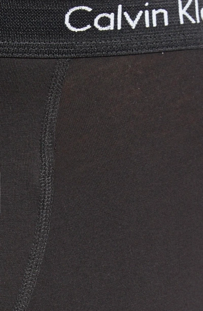 Shop Calvin Klein 3-pack Boxer Briefs In Black/ Blue/ Spellbound