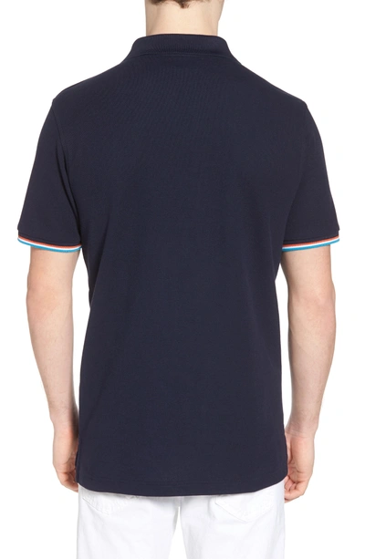 Shop Psycho Bunny St. Croix Polo In Navy