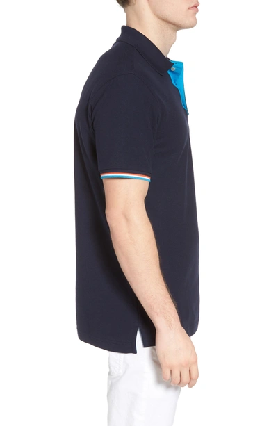 Shop Psycho Bunny St. Croix Polo In Navy