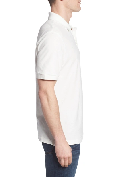 Shop Patagonia Belwe Relaxed Fit Pique Polo In White