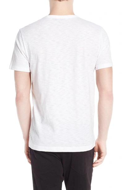 Shop Vince Slub Slim Fit Crewneck T-shirt In Optic White