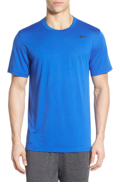 Shop Nike 'legend 2.0' Dri-fit Training T-shirt In Game Royal/ Black/ Black