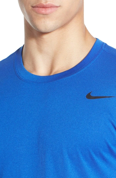 Shop Nike 'legend 2.0' Dri-fit Training T-shirt In Game Royal/ Black/ Black