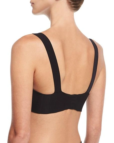 Spanx Smooth Bra-llelujah! Unlined Bralette Very Black In Very Black