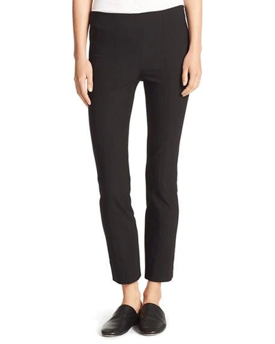 Shop Vince Stitch-front Seam Leggings In Black