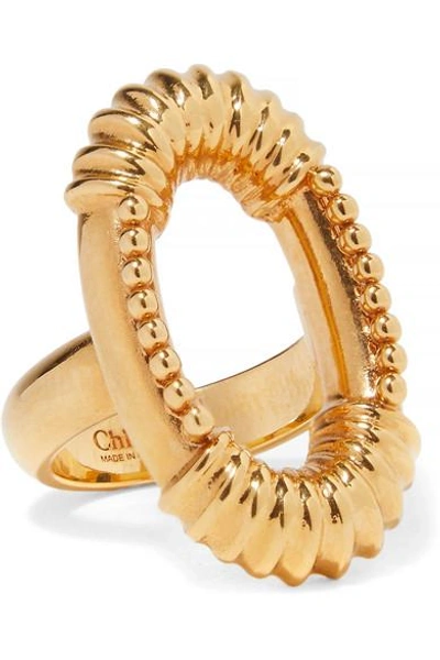 Shop Chloé Gold-tone Ring