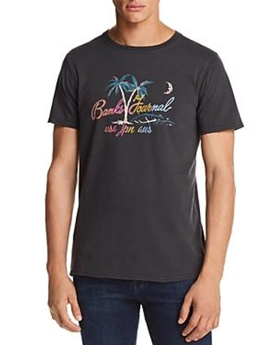 Shop Banks Vacation Graphic Short Sleeve Tee In Charcoal