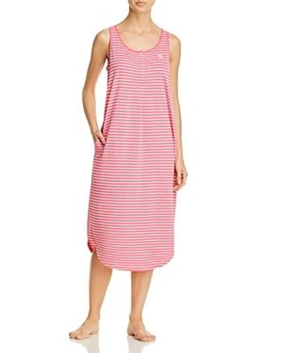 Shop Ralph Lauren Lauren  Midi Tank Gown In Pink Stripe