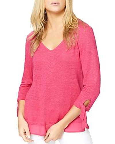 Shop Sanctuary City Tie Cuff Top In Camellia