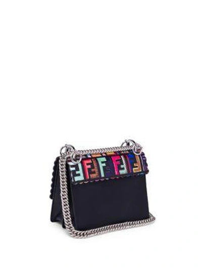 Shop Fendi Fun Fair Mini Kan Bag In Nero Multi