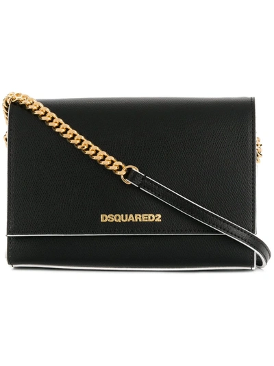 Shop Dsquared2 Shoulder Bag In Black