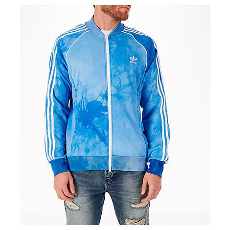 adidas superstar track jacket blue