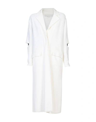 Shop Stella Mccartney Coat In White