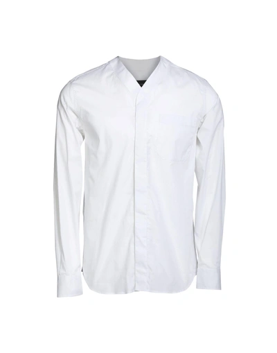 Shop Emporio Armani Shirts In White