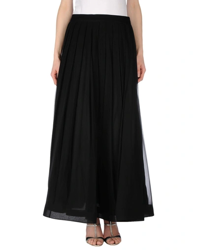 Shop Moschino Midi Skirts In Black