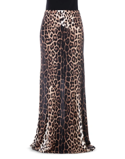 Shop Boutique Moschino Long Skirts In Cocoa