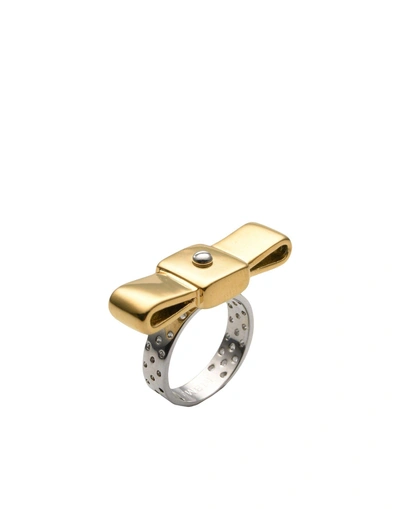 Shop Marc By Marc Jacobs Ring In Gold