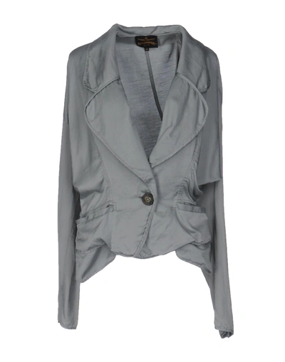 Shop Vivienne Westwood Anglomania Blazers In Grey