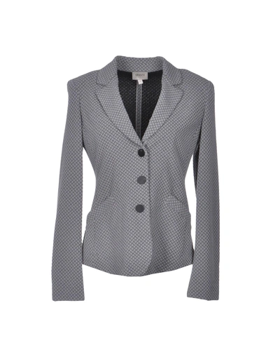 Shop Armani Collezioni Suit Jackets In Grey