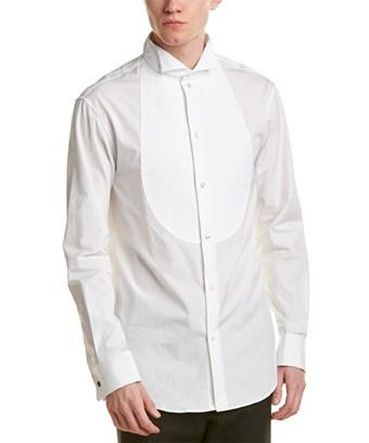 armani collezioni tuxedo shirt