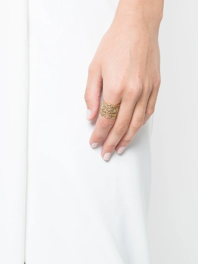 Aurelie Bidermann Lace Bague Gold Ring