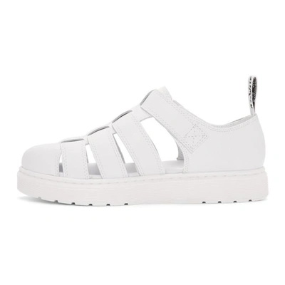 Dr. Martens White Vibal Sandals | ModeSens