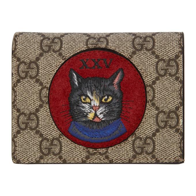 gucci wallet with cat
